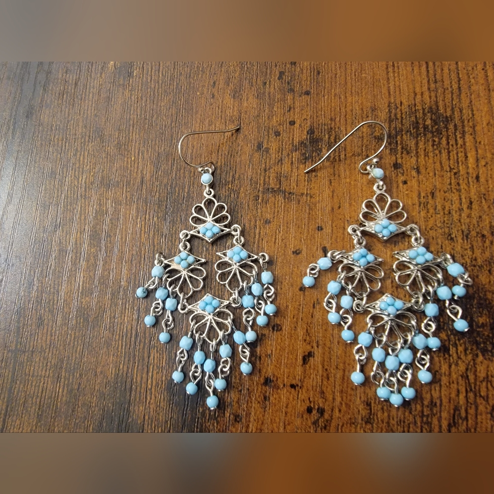 Lucky Brand Turquoise Colored   Earrings